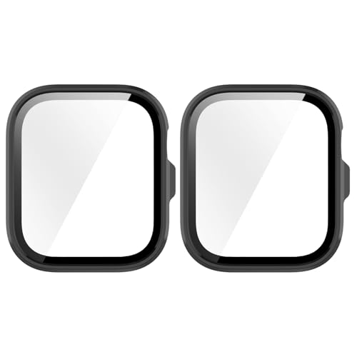 MGUEIAO [2 Stück kompatibel mit Huawei Watch Fit 4 für Hülle,Hülle Mit Displayschutz,Hard PC Rundum Displayschutz Schutz Case für Huawei Watch Fit 4-Schwarz MGUEIAO [2 Stück kompatibel mit Huawei Watch Fit 4 für Hülle,Hülle Mit Displayschutz,Hard PC Rundum Displayschutz Schutz Case für Huawei Watch Fit 4-Schwarz von MGUEIAO