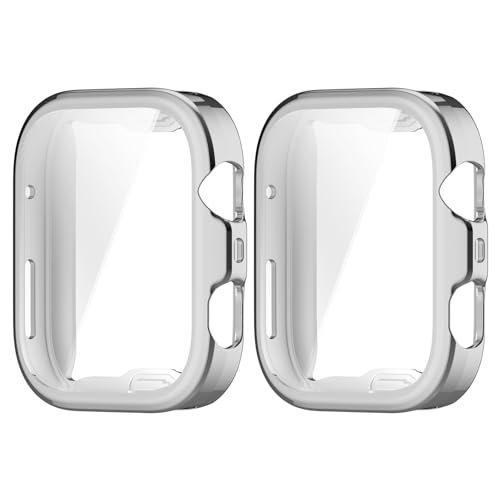 MGUEIAO [2 Stück kompatibel mit Huawei Watch Fit 4 für Hülle,Stoßabsorbierende Dünn Designte Schutzhülle,Rundum Schutzhülle HD Ultradünne Schutz Case-Silber MGUEIAO [2 Stück kompatibel mit Huawei Watch Fit 4 für Hülle,Stoßabsorbierende Dünn Designte Schutzhülle,Rundum Schutzhülle HD Ultradünne Schutz Case-Silber von MGUEIAO