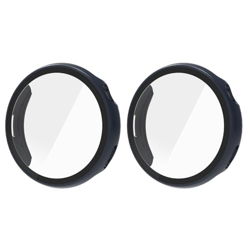 MGUEIAO [2 Stück] kompatibel mit VIVO Watch 5 für Hülle,Hülle Mit Displayschutz,Hard PC Rundum Displayschutz Schutz Case für VIVO Watch 5-Blau von MGUEIAO
