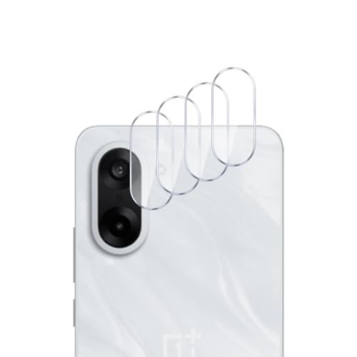 MGUEIAO [4 Stück Kamera Schutzfolie Linse kompatibel mit OnePlus Ace 5 Racing,OnePlus Ace 5 Racing Kamera Schutzfolie Linse,9H Härte,HD Kameraschutz[Anti-Kratzer]-Transparent von MGUEIAO