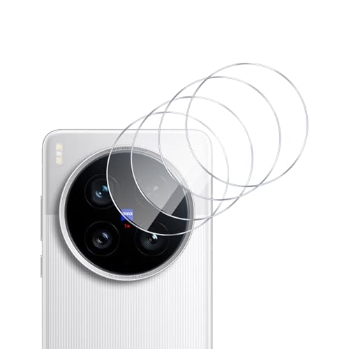 MGUEIAO [4 Stück Kamera Schutzfolie Linse kompatibel mit VIVO X200 Ultra,VIVO X200 Ultra Kamera Schutzfolie Linse,9H Härte,HD Kameraschutz[Anti-Kratzer]-Transparent von MGUEIAO
