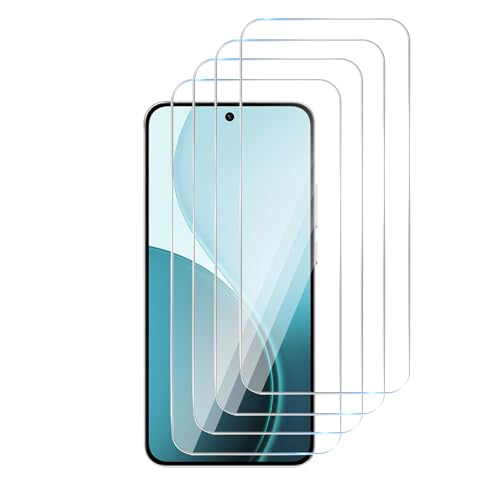 MGUEIAO [4 Stück kompatibel mit OPPO Reno 14 für Gehärtetem Displayschutzfolie,Displayschutzfolie,OPPO Reno 14 Schutzfolie,HD Displayschutzfolie-Transparent von MGUEIAO