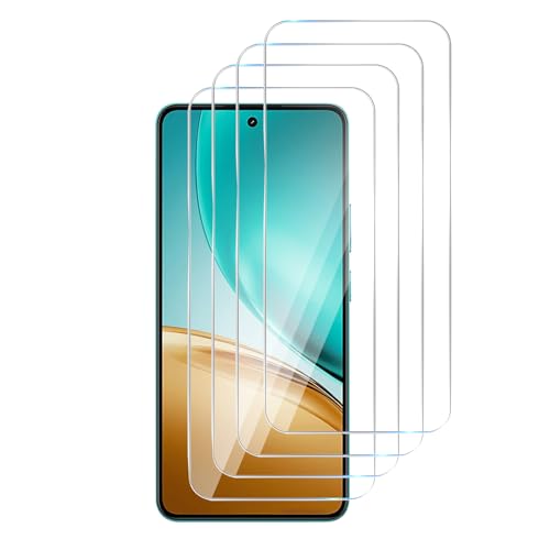 MGUEIAO [4 Stück kompatibel mit Realme 14T für Gehärtetem Displayschutzfolie,Displayschutzfolie,Realme 14T Schutzfolie,HD Displayschutzfolie-Transparent von MGUEIAO