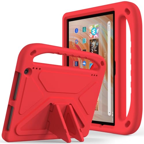 MGUEIAO Kompatibel mit Amazon Fire HD 10 für Hülle,Stoßfest Robust Kind Schutzhülle,Robuste Ganzkörper Schutzhülle für Amazon Fire HD 10-Rot MGUEIAO Kompatibel mit Amazon Fire HD 10 für Hülle,Stoßfest Robust Kind Schutzhülle,Robuste Ganzkörper Schutzhülle für Amazon Fire HD 10-Rot von MGUEIAO