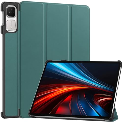 MGUEIAO Kompatibel mit Honor Tablet GT 11.5 inch für Hülle,Standfunktion Schlanke PU Leder Telefontasche mit Dreifachem Standfuß [Sturzsicher]-Grün von MGUEIAO