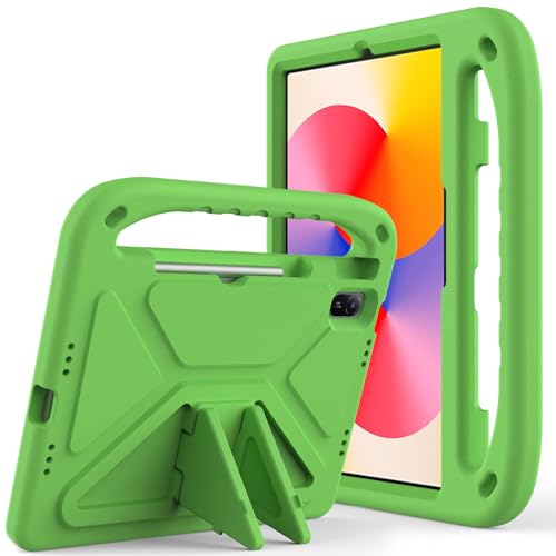 MGUEIAO Kompatibel mit Huawei MatePad SE (11 inch) für Hülle,Stoßfest Robust Kind Schutzhülle,Robuste Ganzkörper Schutzhülle für Huawei MatePad SE (11 inch)-Grün von MGUEIAO