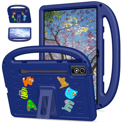 MGUEIAO Kompatibel mit Lenovo Tab P12 12.7 inch für Hülle,Stoßfest Robust Kind Schutzhülle,Robuste Ganzkörper Schutzhülle für Lenovo Tab P12 12.7 inch-Marineblau MGUEIAO Kompatibel mit Lenovo Tab P12 12.7 inch für Hülle,Stoßfest Robust Kind Schutzhülle,Robuste Ganzkörper Schutzhülle für Lenovo Tab P12 12.7 inch-Marineblau von MGUEIAO