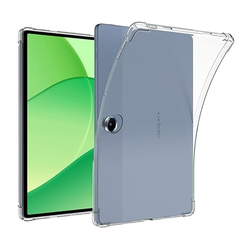 MGUEIAO Kompatibel mit Oppo Pad SE (11 inch 2025) für Hülle,Silikon Weiches Leder TPU Stoßfest Leichtes Gehäuse-Transparent von MGUEIAO