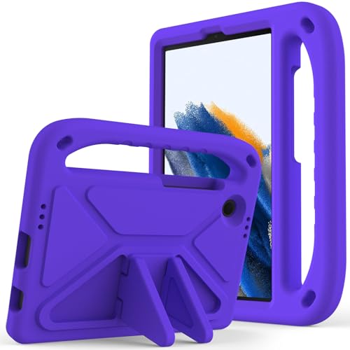 MGUEIAO Kompatibel mit Samsung Galaxy Tab A9 für Hülle,Stoßfest Robust Kind Schutzhülle,Robuste Ganzkörper Schutzhülle für Samsung Galaxy Tab A9-Lila MGUEIAO Kompatibel mit Samsung Galaxy Tab A9 für Hülle,Stoßfest Robust Kind Schutzhülle,Robuste Ganzkörper Schutzhülle für Samsung Galaxy Tab A9-Lila von MGUEIAO