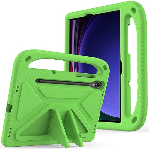 MGUEIAO Kompatibel mit Samsung Galaxy Tab S9/S9 FE/S10 FE für Hülle,Stoßfest Robust Kind Schutzhülle,Robuste Ganzkörper Schutzhülle für Samsung Galaxy Tab S9/S9 FE/S10 FE-Grün MGUEIAO Kompatibel mit Samsung Galaxy Tab S9/S9 FE/S10 FE für Hülle,Stoßfest Robust Kind Schutzhülle,Robuste Ganzkörper Schutzhülle für Samsung Galaxy Tab S9/S9 FE/S10 FE-Grün von MGUEIAO