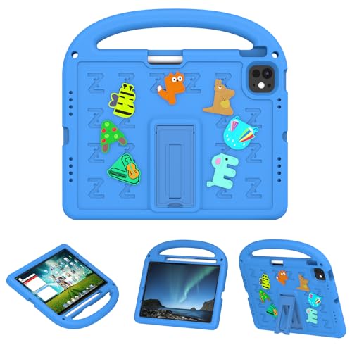 MGUEIAO Kompatibel mit iPad Pro 11 2024 für Hülle,Stoßfest Robust Kind Schutzhülle,Robuste Ganzkörper Schutzhülle für iPad Pro 11 2024-Blau MGUEIAO Kompatibel mit iPad Pro 11 2024 für Hülle,Stoßfest Robust Kind Schutzhülle,Robuste Ganzkörper Schutzhülle für iPad Pro 11 2024-Blau von MGUEIAO