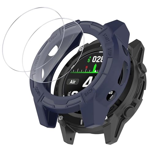 MGUEIAO kompatibel mit Garmin Descent G2 für Hülle,Stoßabsorbierende Dünn Designte Schutzhülle,Anti -Kollision Schutzhülle mit 2 Bildschirmschutz-Blau MGUEIAO kompatibel mit Garmin Descent G2 für Hülle,Stoßabsorbierende Dünn Designte Schutzhülle,Anti -Kollision Schutzhülle mit 2 Bildschirmschutz-Blau von MGUEIAO