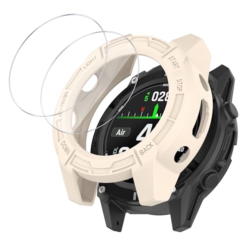MGUEIAO kompatibel mit Garmin Descent G2 für Hülle,Stoßabsorbierende Dünn Designte Schutzhülle,Anti -Kollision Schutzhülle mit 2 Bildschirmschutz-Weiß MGUEIAO kompatibel mit Garmin Descent G2 für Hülle,Stoßabsorbierende Dünn Designte Schutzhülle,Anti -Kollision Schutzhülle mit 2 Bildschirmschutz-Weiß von MGUEIAO