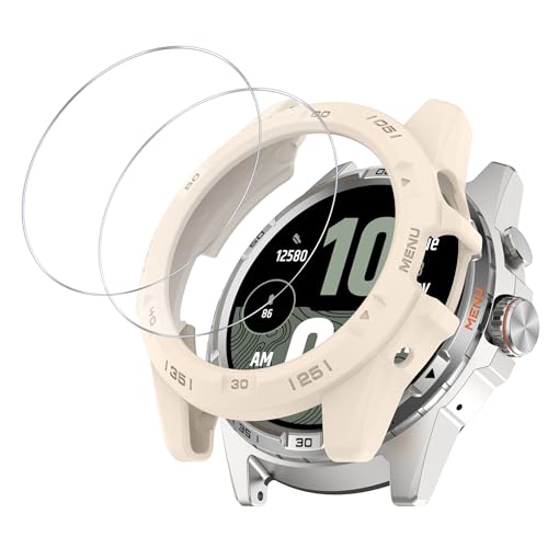 MGUEIAO kompatibel mit Tic Watch Atlas für Hülle,Stoßabsorbierende Dünn Designte Schutzhülle,Anti -Kollision Schutzhülle mit 2 Bildschirmschutz-Weiß MGUEIAO kompatibel mit Tic Watch Atlas für Hülle,Stoßabsorbierende Dünn Designte Schutzhülle,Anti -Kollision Schutzhülle mit 2 Bildschirmschutz-Weiß von MGUEIAO