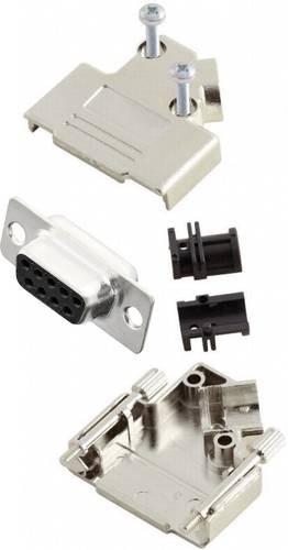 MH Connectors MHD45PK9-DB9S-K D-SUB Buchsenleisten-Set 45° Polzahl (num): 9 Lötkelch von MH CONNECTORS