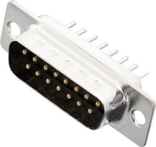 MH Connectors MHDD15-M-T-B-S 2103-0100-02 D-SUB Stiftleiste 180° Polzahl (num): 15 Löten von MH CONNECTORS