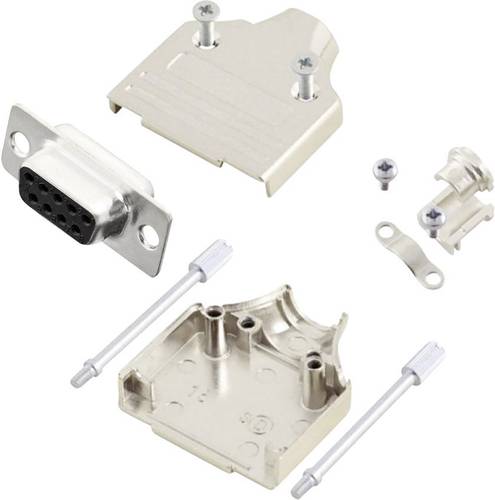 MH Connectors MHDM9-DM9S-K D-SUB Buchsenleisten-Set 180° Polzahl (num): 9 Lötkelch 1St. von MH CONNECTORS