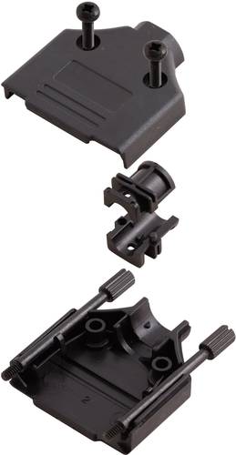 MH Connectors MHDTPPK-37-BK-K 6560-0108-04 D-SUB Gehäuse Polzahl (num): 37 Kunststoff 180° Schwarz von MH CONNECTORS