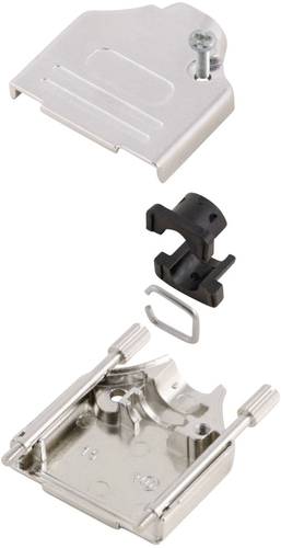 MH Connectors MHDTZK9-K 6560-0805-01 D-SUB Gehäuse Polzahl (num): 9 Metall 180° Silber 1St. von MH CONNECTORS