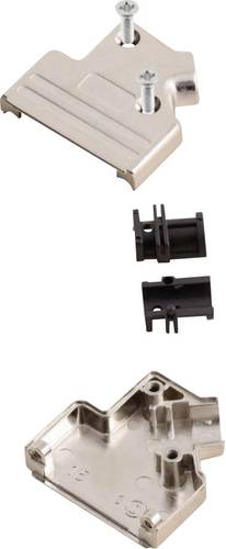 MH Connectors MHDVSL15-K 6560-0206-32 D-SUB Gehäuse Polzahl (num): 15 Metall 45° Silber von MH CONNECTORS