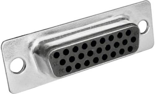 MH Connectors MHHDS44-F-T-B-S 2101-0300-13 D-SUB Buchsenleiste 180° Polzahl (num): 44 Löten von MH CONNECTORS