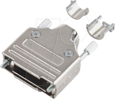 MHDM37-K - D-Sub Kappe, 37-polig, gerade, silber von MH CONNECTORS