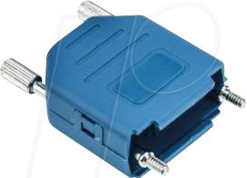 MHDPPK9-B-K - D-Sub Kappe, 9-polig, gerade, blau von MH CONNECTORS
