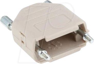MHDPPK9-DE-K - D-Sub Kappe, 9-polig, gerade, grau von MH CONNECTORS