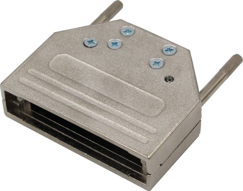 MHDTZI50-K - D-Sub Kappe, 50-polig, gerade, silber von MH CONNECTORS