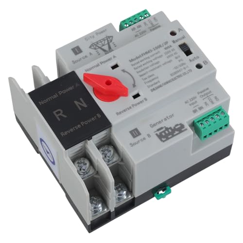 Automatische Übertragungsschalter 100A 2p Doppel Leistungsübertragungsschalter Elektrische Selektorschalter Generator Umschaltschalter Schalter von MHADBKH