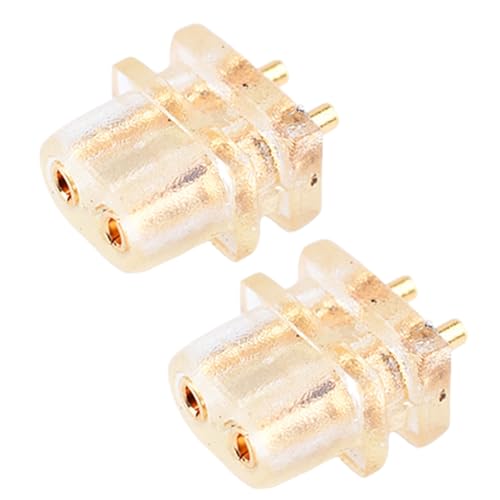 Clear 2Pin QDC/UE18 Weibliche Sockel Kopfhörer Stecker ABS Hörphone Anschluss Für Haltbarkeit Und Breite Kompatibilität von MHADBKH