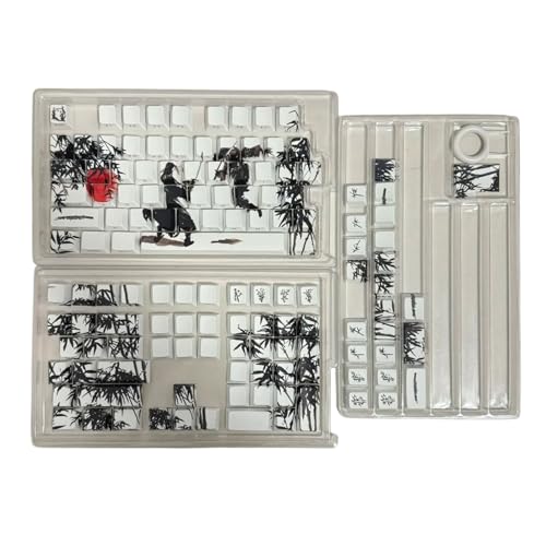 MHADBKH 130Key Keycaps Seitdrucklicht Übertragen Schlüsselkap Set Mit Kampfsthema Für Einzigartige Mechanische Tastaturen MHADBKH 130Key Keycaps Seitdrucklicht Übertragen Schlüsselkap Set Mit Kampfsthema Für Einzigartige Mechanische Tastaturen von MHADBKH