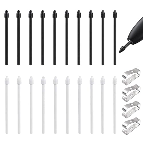 MHDUYEG 20 Stück S Pen Ersatzspitzen Für Samsung Galaxy Tab S7 Fe/Tab S7/Tab S7+ Plus/Galaxy Tab S8/Tab S8+ Plus/Tab S8 Ultra Stift S Pen Ersatzspitzen Für Samsung Galaxy Tab Tablet Stift von MHDUYEG