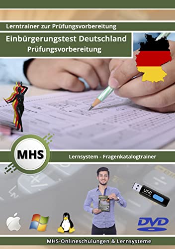 Einbürgerungstest für Deutschland - Prüfungsvorbereitung - Windows-DVD von MHS