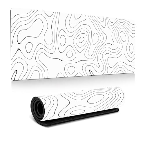 Mauspad XXL, Mousepad Gaming Weiß Mausmatte 800 x 300 x 3 mm Groß rutschfeste Schreibtisch Unterlage FPS Mousepad Spezielle Oberfläche Verbessert Geschwindigkeit und Präzision für Heimbüroarbeit Mauspad XXL, Mousepad Gaming Weiß Mausmatte 800 x 300 x 3 mm Groß rutschfeste Schreibtisch Unterlage FPS Mousepad Spezielle Oberfläche Verbessert Geschwindigkeit und Präzision für Heimbüroarbeit von MHYMX