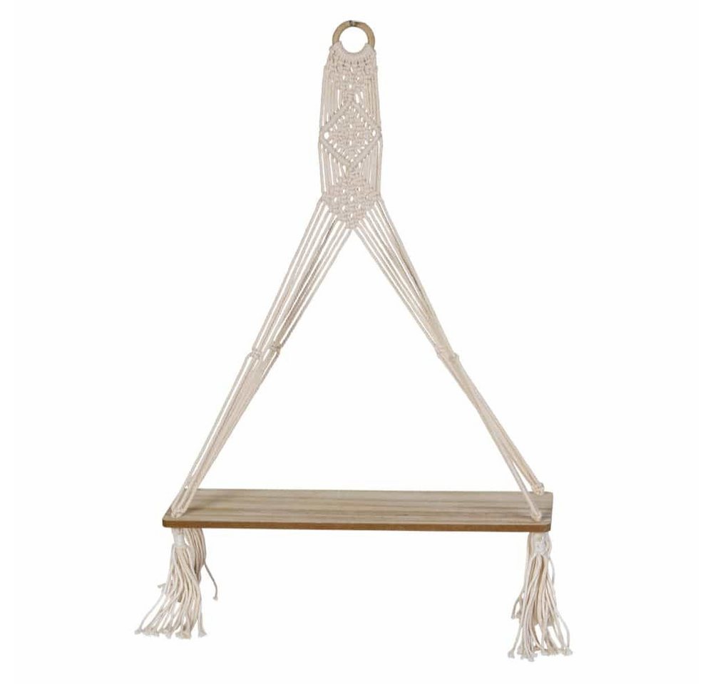 MICA Dekohänger - Makramee-Regal - ca. 80 x 45 cm Wandhalterung MICA Dekohänger - Makramee-Regal - ca. 80 x 45 cm Wandhalterung von MICA