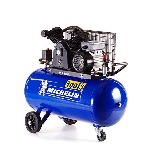 MICHELIN Luftkompressor VCX100/3-100 Liter Tank - 2,2 kW Motor - Maximaler Druck 10 bar - Ansaugleistung 350 l/min - 21 m³/h MICHELIN Luftkompressor VCX100/3-100 Liter Tank - 2,2 kW Motor - Maximaler Druck 10 bar - Ansaugleistung 350 l/min - 21 m³/h von MICHELIN