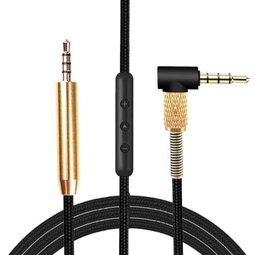 MICMXMO Ersatz AudioKabel kompatibel mit Bose QC45 QC35 QC25 700 Kopfhörer, AKG Y55 Y50 Y45BT, 3,5 mm 2,5 mm Aux Kabel mit Mikrofon Lautstärkeregler Männlicher Stereokabel für Smartphone, 1,5 m MICMXMO Ersatz AudioKabel kompatibel mit Bose QC45 QC35 QC25 700 Kopfhörer, AKG Y55 Y50 Y45BT, 3,5 mm 2,5 mm Aux Kabel mit Mikrofon Lautstärkeregler Männlicher Stereokabel für Smartphone, 1,5 m von MICMXMO