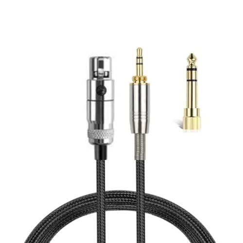 MICMXMO Ersatz Audiokabel kompatibel mit AKG, Q701, K702,K240, K240S, K240MK II, K141, K171, K181, K271s, K271 MKII, M220, Pioneer HDJ-2000 Gaming Kopfhörer, 2 Meter MICMXMO Ersatz Audiokabel kompatibel mit AKG, Q701, K702,K240, K240S, K240MK II, K141, K171, K181, K271s, K271 MKII, M220, Pioneer HDJ-2000 Gaming Kopfhörer, 2 Meter von MICMXMO