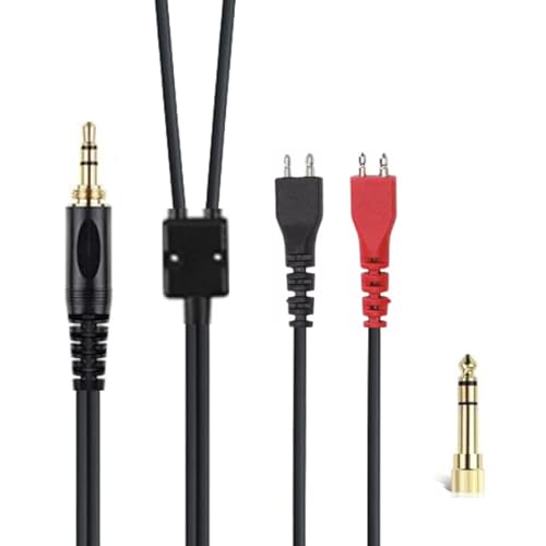 MICMXMO Ersatz Audiokabel kompatibel mit Sennheiser HD25 HD250 HD560, HD600, HD580, HD660S, HD58X, HD565, HD545, HD535, HD525, HD265, HD565, HD545,HD430, HD535 Gaming Kopfhörer, 2,5 m MICMXMO Ersatz Audiokabel kompatibel mit Sennheiser HD25 HD250 HD560, HD600, HD580, HD660S, HD58X, HD565, HD545, HD535, HD525, HD265, HD565, HD545,HD430, HD535 Gaming Kopfhörer, 2,5 m von MICMXMO