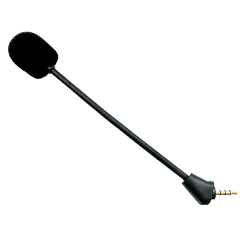 MICMXMO Ersatz-Mikrofon 3,5 mm Boom kompatibel mit Kingston HyperX Cloud 2 II Wireless Gaming Headset, PS5 Xbox Series X/S Noise Cancelling Mic für Xbox One PS5 Switch Mac PC Computer von MICMXMO