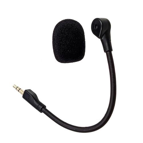 MICMXMO Mikrofon Ersatz kompatibel mit Logitech G Pro/G Pro X 7.1 Gaming Headsets Noise Cancelling Geräuschunterdrückung Mic für PS5 Switch Mac PC Computer,3.5 mm Jack von MICMXMO