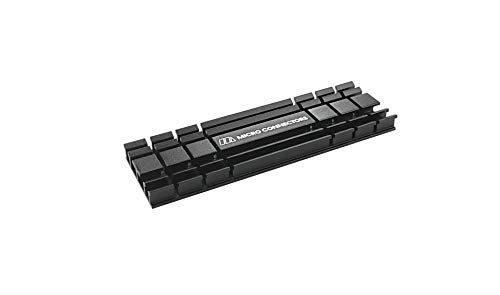 MICRO CONNECTORS M.2 2280 SSD Low-Profile Heat Sink Kit Cooling Black (NGFFM2-HS804-BK) von MICRO CONNECTORS