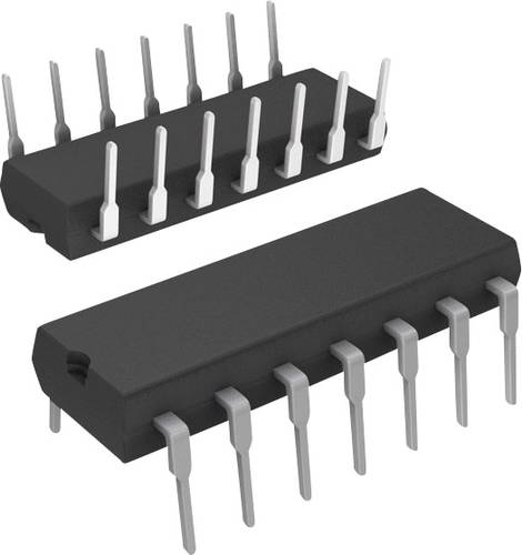 Microchip Technology MCP604-I/P Linear IC - Operationsverstärker Mehrzweck PDIP-14 von MICROCHIP TECHNOLOGY
