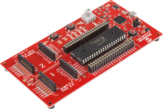 DM164136 - 8-bit Curiosity-High Pin Count-Entwicklungsplatine (DM164136) von MICROCHIP