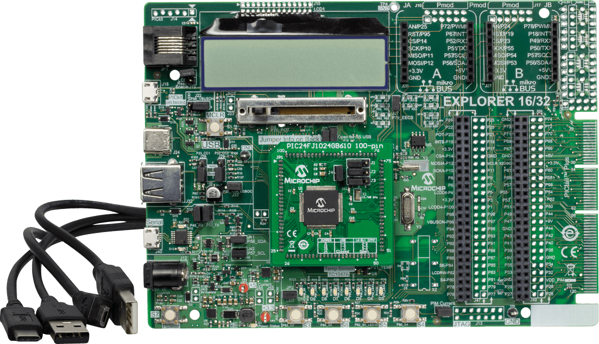 DM240001-3 - DM240001-3 Explorer 16/32 Development Kit von MICROCHIP