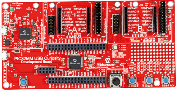 DM320107 - 32-bit Curiosity PIC32MM USB-Entwicklungsboard (DM320107) von MICROCHIP