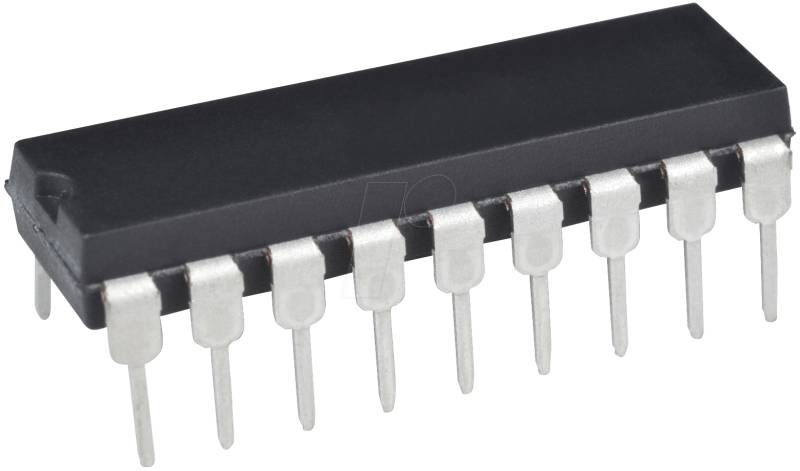 MCP 23S08-E/P - Bus-Controller, Push-Pull, DIL-18 von MICROCHIP