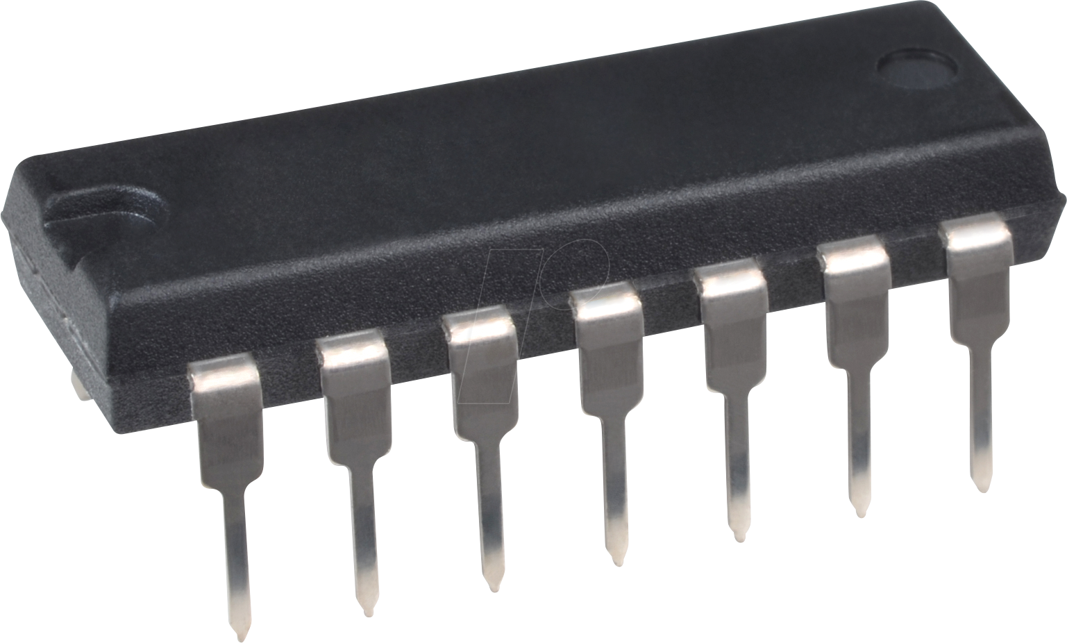 MCP 3204-CI/P - 12-bit serieller A/D-Wandler, 4-Kanal, 2,7V, SPI, DIP-14 von MICROCHIP