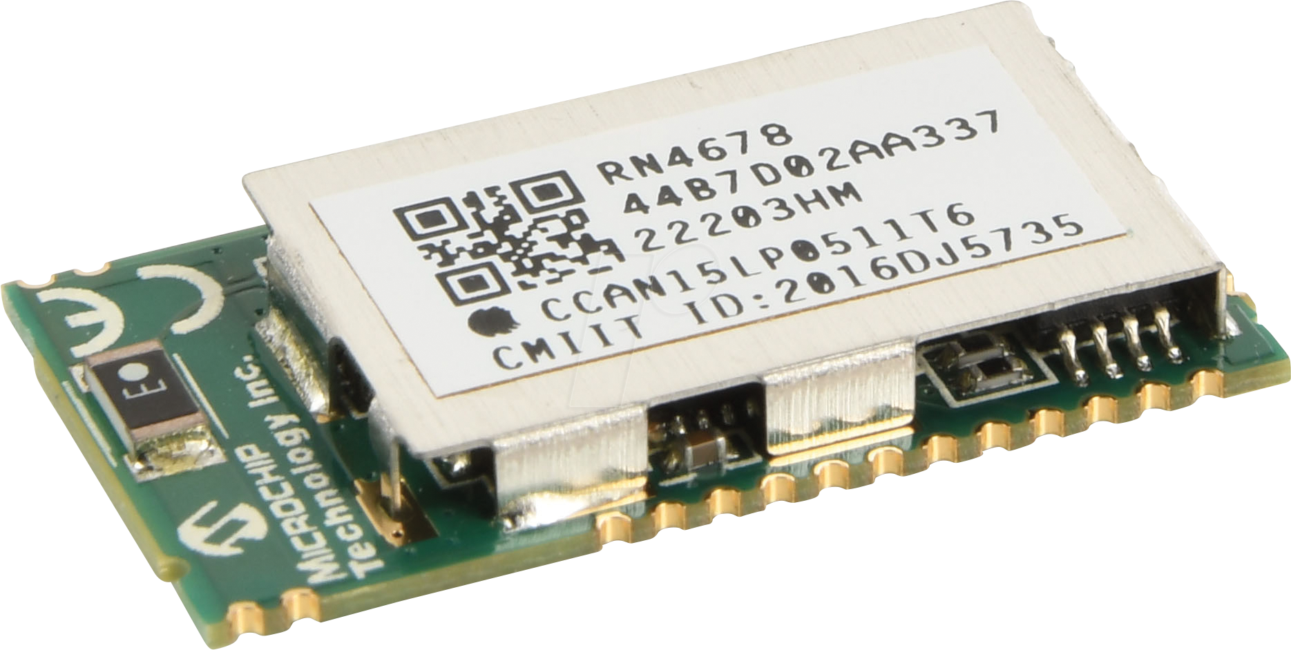 RN4678-V/RM113 - Bluetooth-Modul, BT 5, BR/EDR/LE, 3,3-4,2 V von MICROCHIP